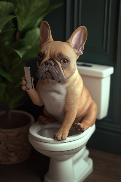 French Bulldog in Action