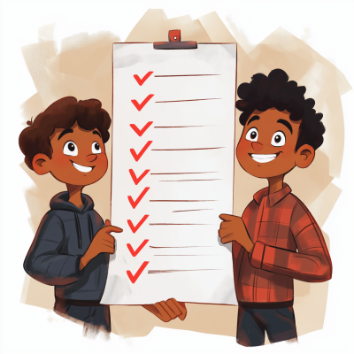 Happy Checklist Completion