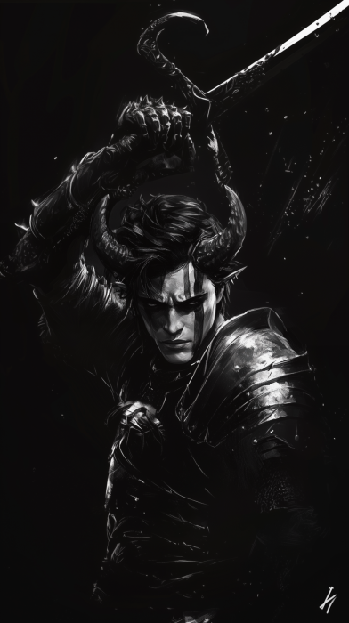 Dark Warrior Sketch