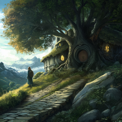 Fantasy Hobbit Art