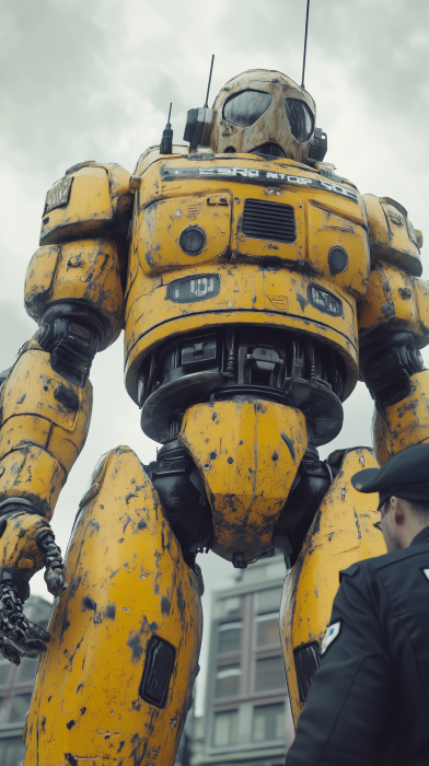 Retro Futuristic Robot
