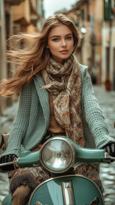 Happy Model on Vespa