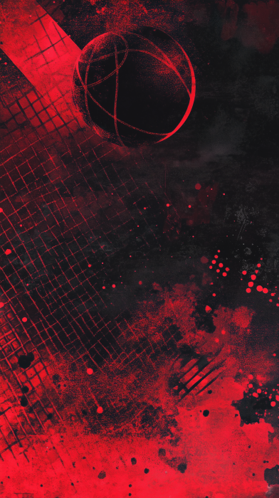 Red and Black Grunge Background