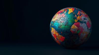 Colorful Jigsaw Globe