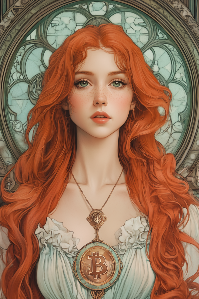 Redhead Woman with Fox