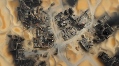 Dark Fantasy Sci-Fi Battle Map