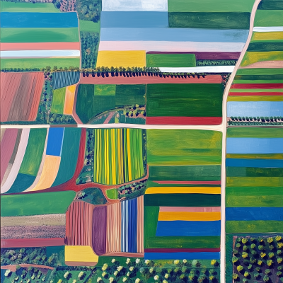 Abstract Geometric Landscape