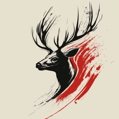 Dynamic Deer Logo