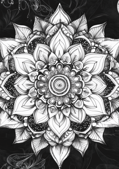 Mandala Tattoo Background