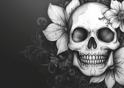 Skull Tattoo Background