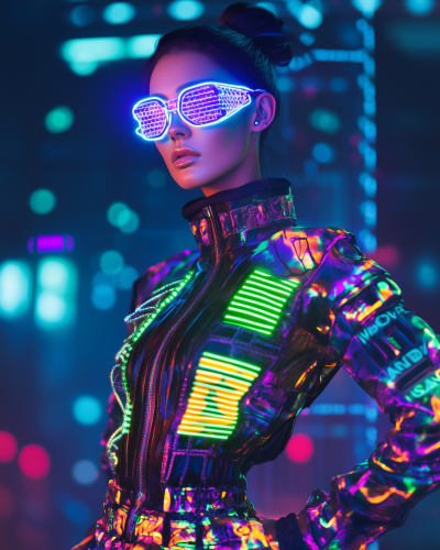 Futuristic Fashion in Motion