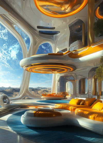 Futuristic Flying Saucer Homes