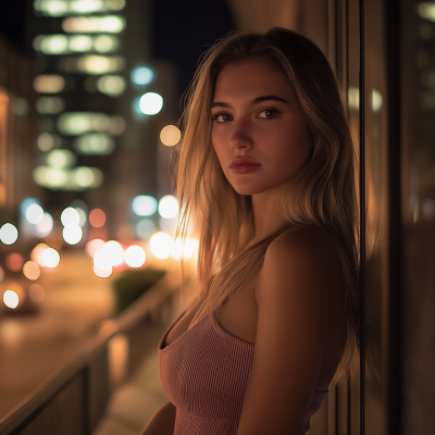 Evening Beauty in Downtown
