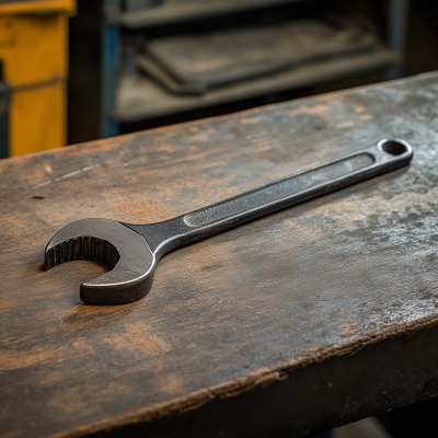 Broken Spanner on Workbench