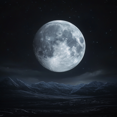 Photorealistic Moon