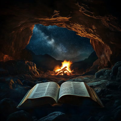 Bible in a Cave