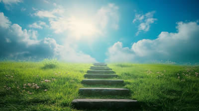 Bright Steps into the Meadow