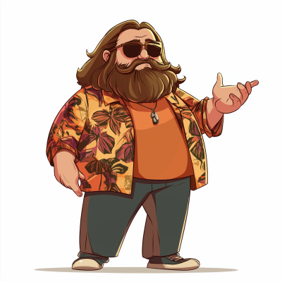 Dude in Gravity Falls Style