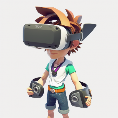 Handsome Boy in VR