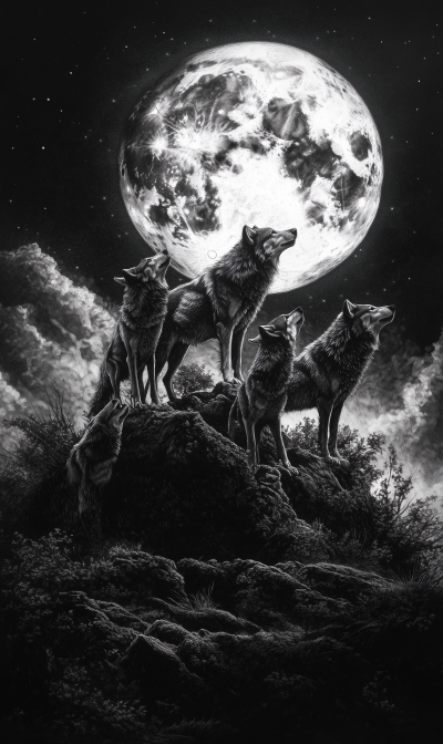 Wolves at Night