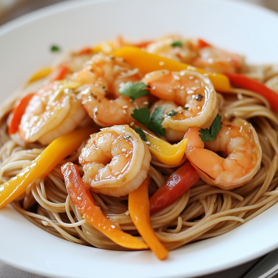 Shrimp Pasta Dish