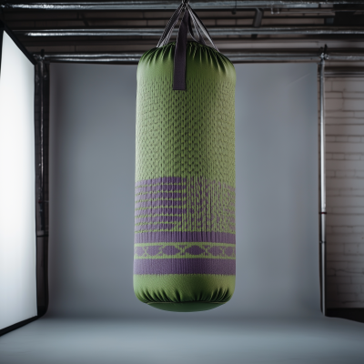 Boxing Punch Bag in Studio