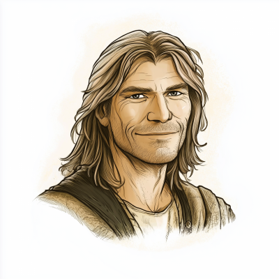Charismatic Medieval Portrait