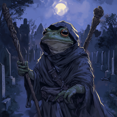 Frog Mage in Neo Tokyo