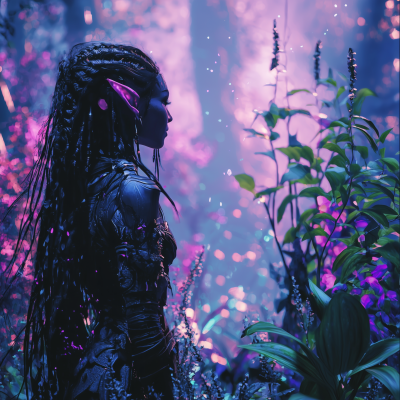 Dark Elf in Quantum Forest