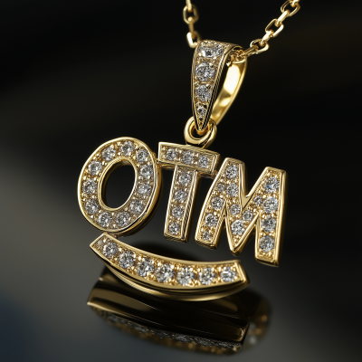 Gold and Diamond Pendant with OTM
