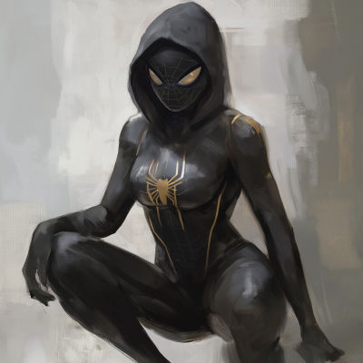 Black Female Spider