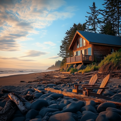 Beautiful Cabin on Rocky Beach