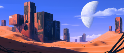 Futuristic Desert Dunes