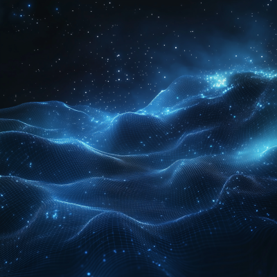 Futuristic Cosmic Landscape