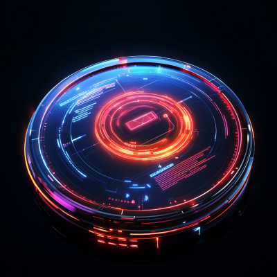 Futuristic Mobile Screen Icon
