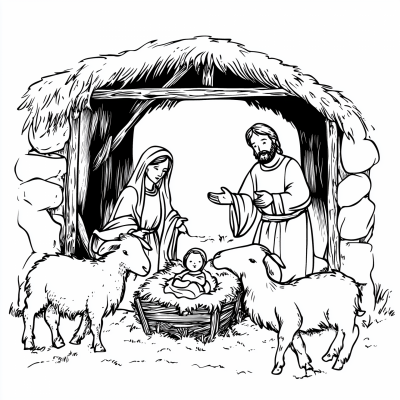 Christmas Nativity Scene