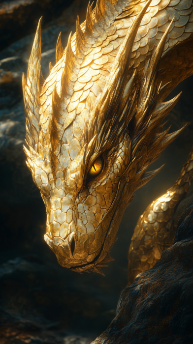 Golden Scaled Dragon