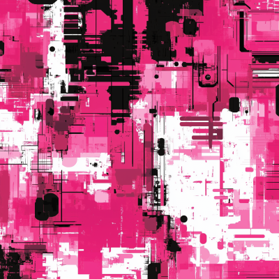 Futuristic Fuchsia Camo Design