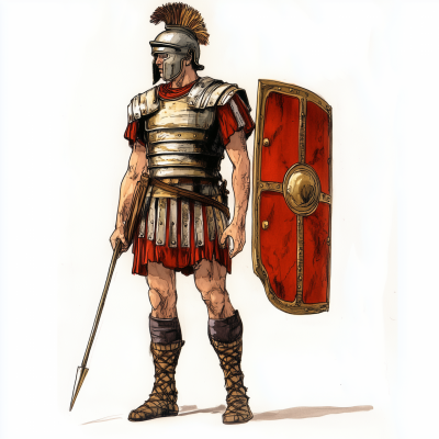 Roman Legionnaire Figure