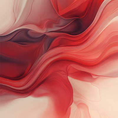 Red Flowing Liquid Design