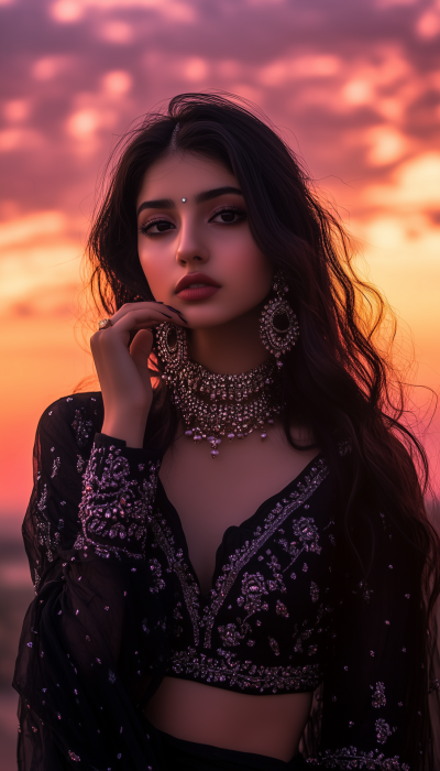 Cinematic Portrait of a Young Woman