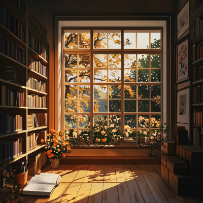Sunny Study Room