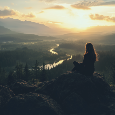 Silhouette at Sunset