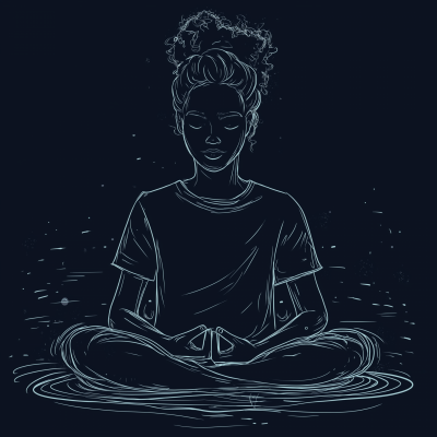 Meditation in Line Art