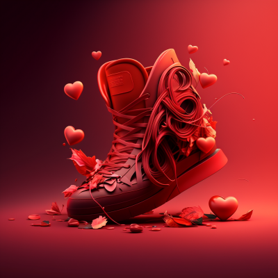 Valentine’s Day Shoes Concept Art