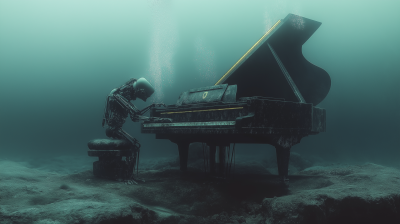 Underwater Piano Playing Robot