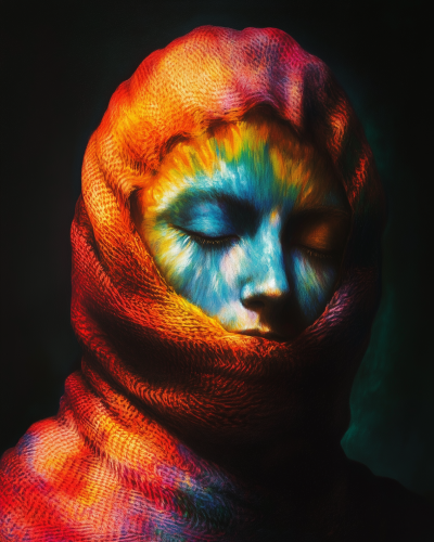 Tie Dye Portrait