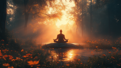 Meditation in the Forest