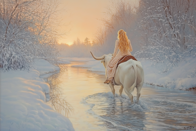 Dreamy Snowy Landscape