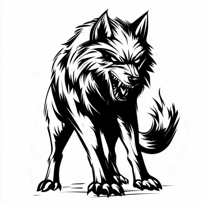 Vicious Lone Wolf Logo
